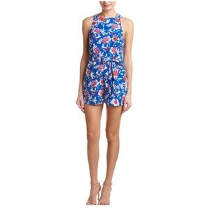 NWT Yumi Kim blue floral romper L